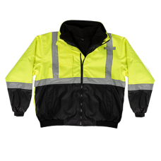 Water Proof, Premium, Hiviz Waterproof Bomber Jacket LWHVZJKT4