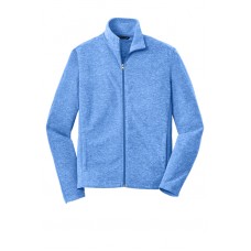 Men's Port Authority Heather Microfleece Full-Zip Jacket LWF235