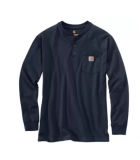 Carhartt Cotton Henley T-Shirt LWK128 Carhartt Cotton Henley T-Shirt LWK128