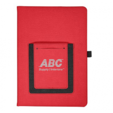 Roma Journal Notebook with Phone Pocket LWLG-9386