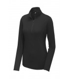 Ladies' Sport-Tek Tri-Blend Wicking 1/4-Zip Pullover LST407