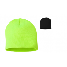 8” Knit Beanie LWBEANIESG - Safety Green