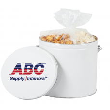 Two Gallon Popcorn Tin - Trio Popcorn LWPOP-20TR Two Gallon Popcorn Tin - Trio Popcorn LWPOP-20TR