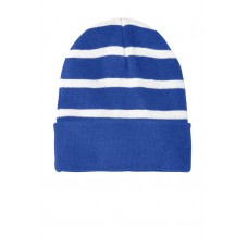 Sport-Tek Striped Beanie with Solid Band LWSTC31