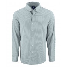 Cutter & Buck Skyline Men's Pinstripe Long Sleeve Dress Shirt LWMCW00237