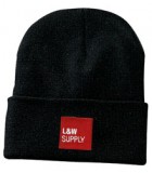 12” Knit Cap - OLWKNITS Black