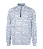 Cutter & Buck Mens Traverse Camo Print 1/4 Zip Pullover MCK01081 Cutter & Buck Mens Traverse Camo Print 1/4 Zip Pullover MCK01081
