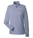 Vineyard Vines Ladies Microstripe Sankaty 1/2-Zip Pullover LWK002521 Vineyard Vines Ladies Microstripe Sankaty 1/2-Zip Pullover LWK002521