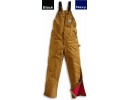 Carhartt Quilt Lined Zip-To-Thigh Bib Overalls LW106672
