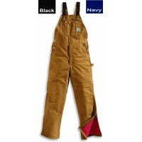 Carhartt Quilt Lined Zip-To-Thigh Bib Overalls LW106672 Carhartt Quilt Lined Zip-To-Thigh Bib Overalls LW106672