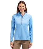 Cutter & Buck Women's Adapt Eco Knit Stretch Recycled 1/2-Zip LWLCK00128 Cutter & Buck Women's Adapt Eco Knit Stretch Recycled 1/2-Zip LWLCK00128