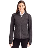 Cutter & Buck Ladies Mainsail Sweater-Knit Full Zip Jacket LWLCO00059 Cutter & Buck Ladies Mainsail Sweater-Knit Full Zip Jacket LWLCO00059