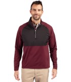 Cutter & Buck Men's Adapt Eco Knit Hybrid Recycled 1/4-Zip LWMCC00034 Cutter & Buck Men's Adapt Eco Knit Hybrid Recycled 1/4-Zip LWMCC00034